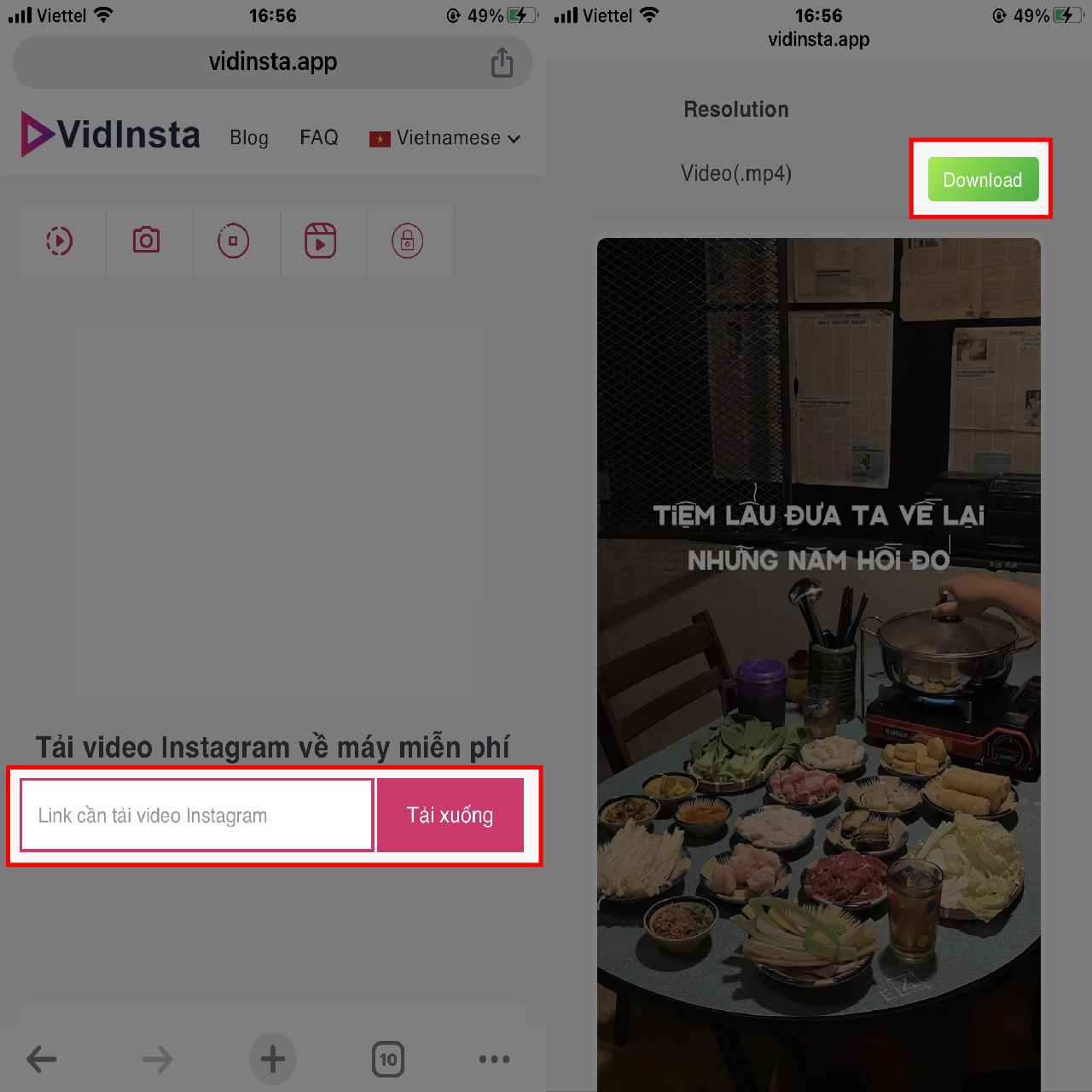 Cách tải video Instagram về điện thoại Cách tải video Instagram về điện thoại