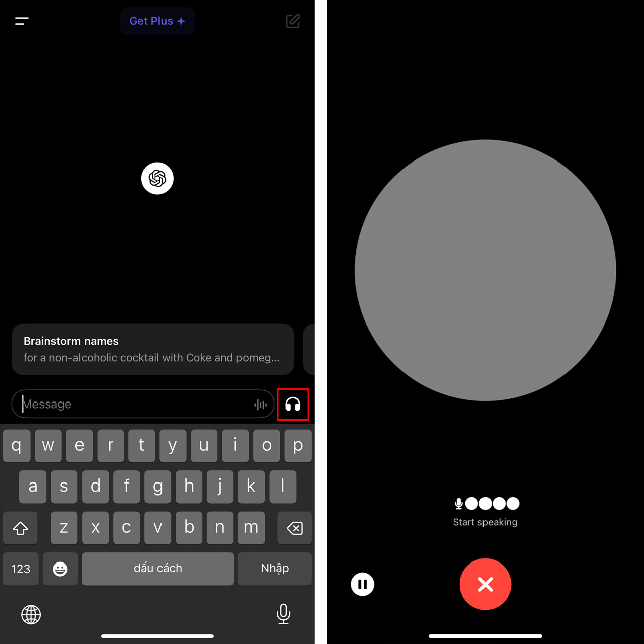 Cách trò chuyện với ChatGPT bằng giọng nói