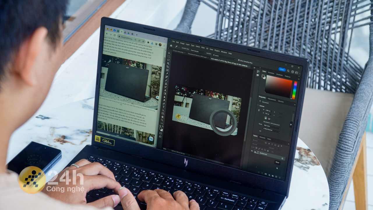 Acer Nitro V ANV15 được trang bị sẵn RAM 8 GB và ổ cứng SSD 512 GB Acer Nitro V ANV15 được trang bị sẵn RAM 8 GB và ổ cứng SSD 512 GB