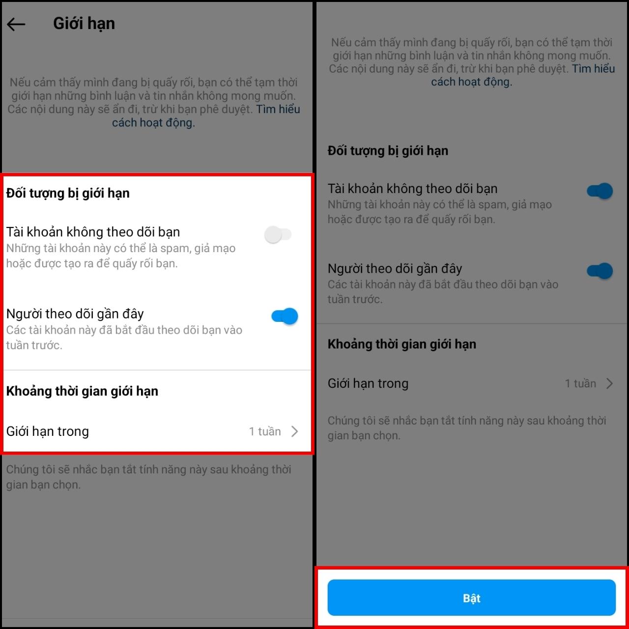 Cách hạn chế tin nhắn và bình luận trên Instagram