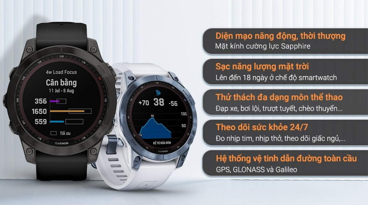 Đồng hồ Garmin Fenix khuyến mãi đến 20%