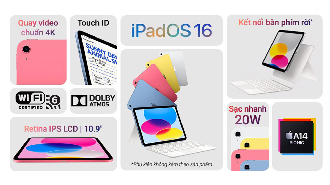 5 chiếc iPad giảm giá cuối tuần, mức ưu đãi đến 1 triệu, xem ngay! 5 chiếc iPad giảm giá cuối tuần, mức ưu đãi đến 1 triệu, xem ngay!