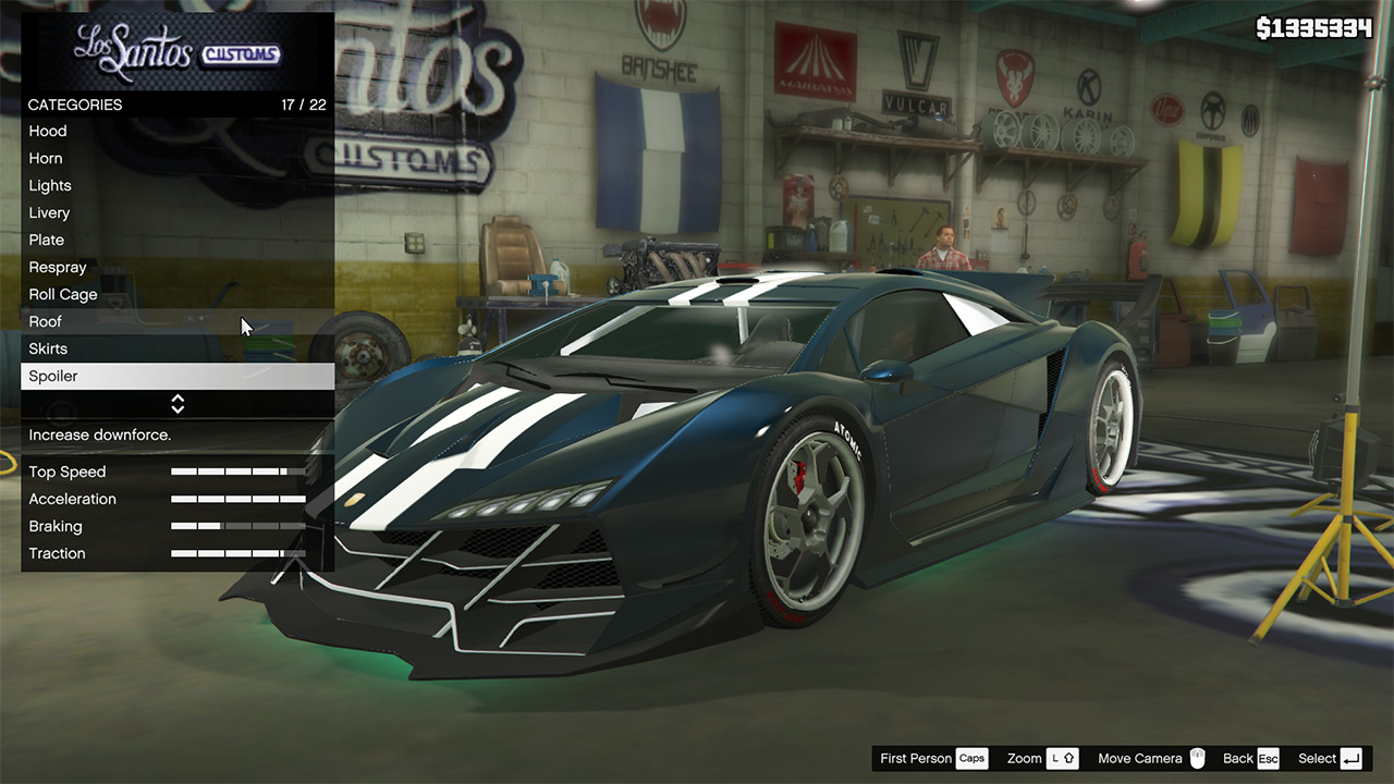 Game thủ cũng có thể trang trí và nâng cấp chiếc xe mình yêu thích trong dòng game GTA Game thủ cũng có thể trang trí và nâng cấp chiếc xe mình yêu thích trong dòng game GTA