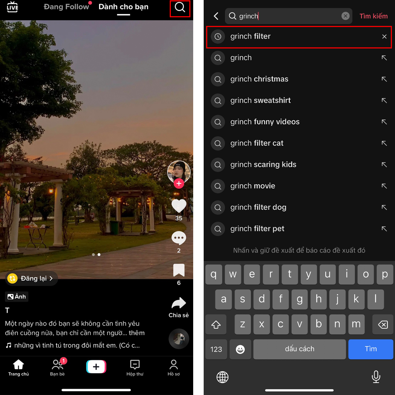 Cách tải filter Grinch trên TikTok Cách tải filter Grinch trên TikTok