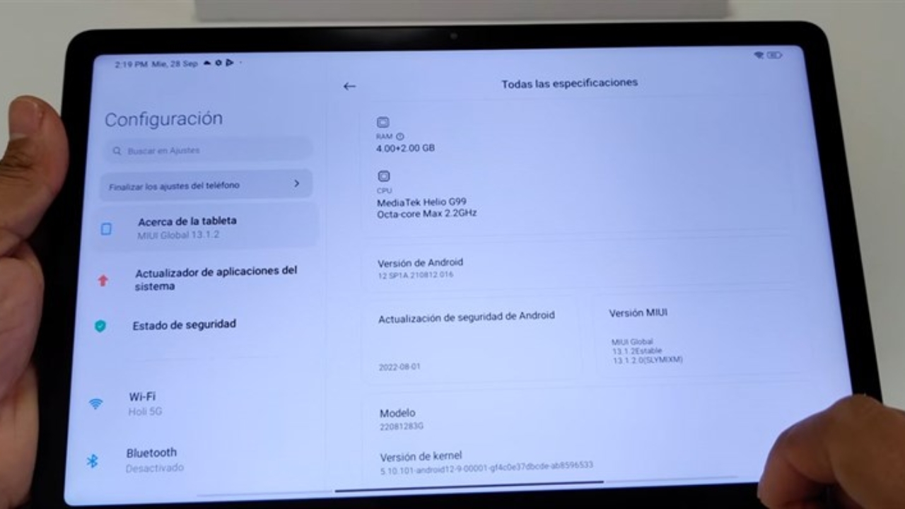 Máy tính bảng Xiaomi Redmi Pad (4GB/128GB). Nguồn: Eufracio López 502. Máy tính bảng Xiaomi Redmi Pad (4GB/128GB). Nguồn: Eufracio López 502.