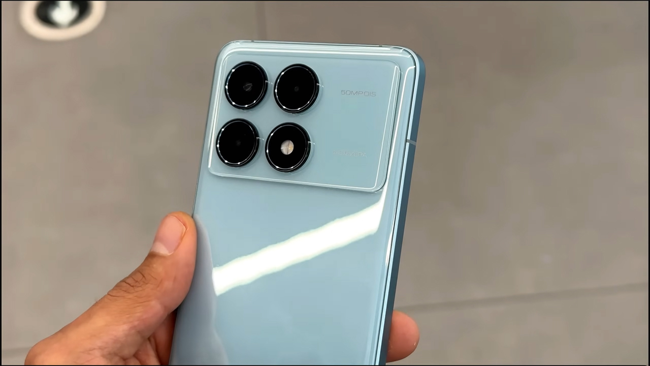 Cụm camera Redmi K70 được thiết kế theo mình là hơi thô