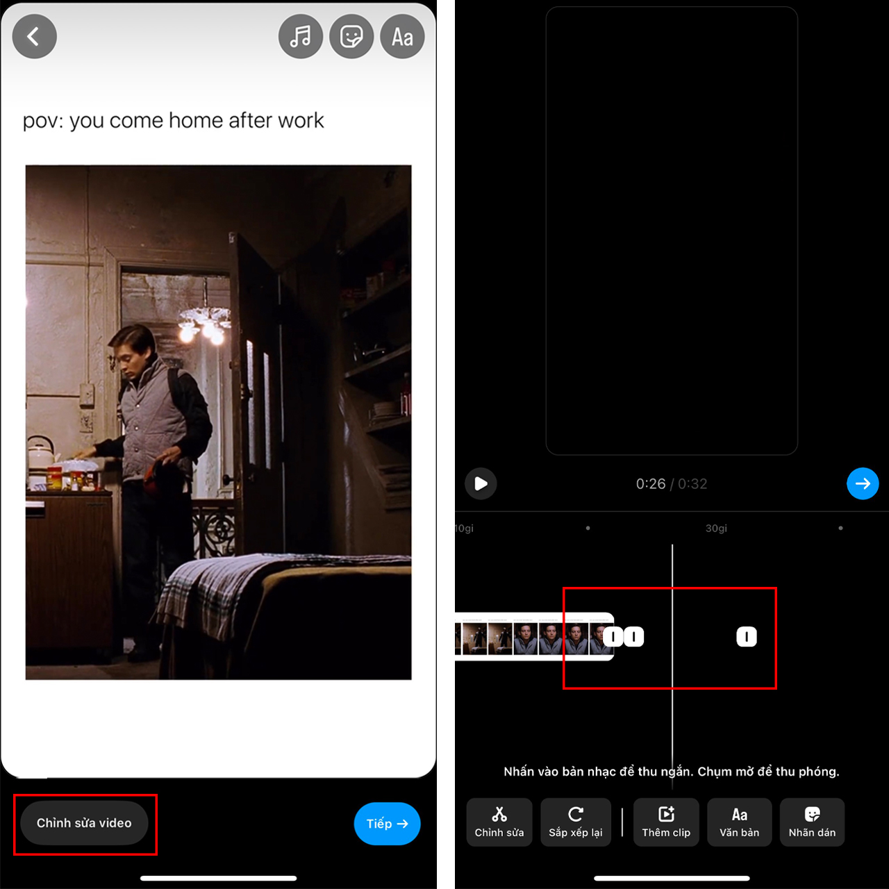 Cách ghép nối video Reels Instagram Cách ghép nối video Reels Instagram