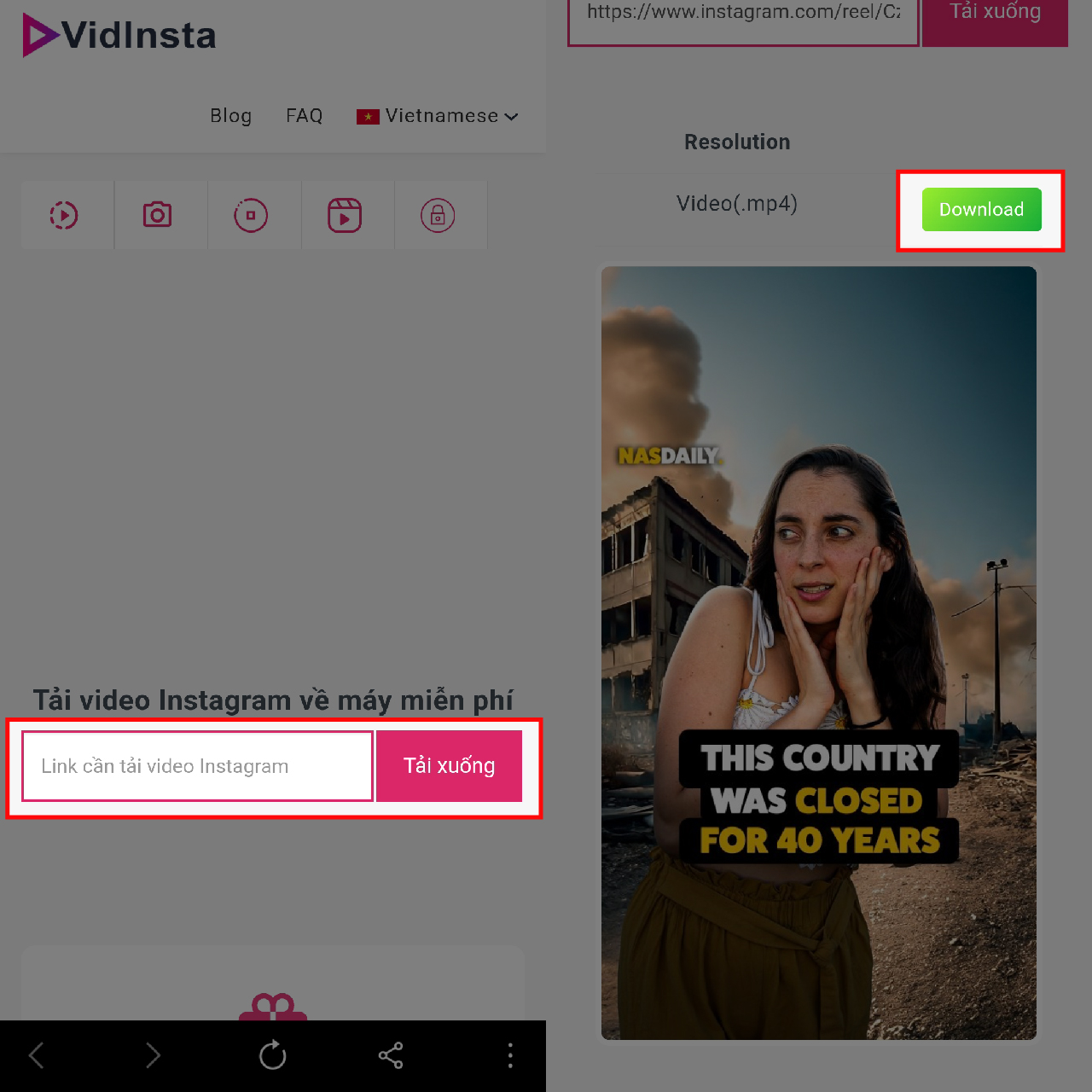 Cách tải video Instagram về điện thoại Cách tải video Instagram về điện thoại