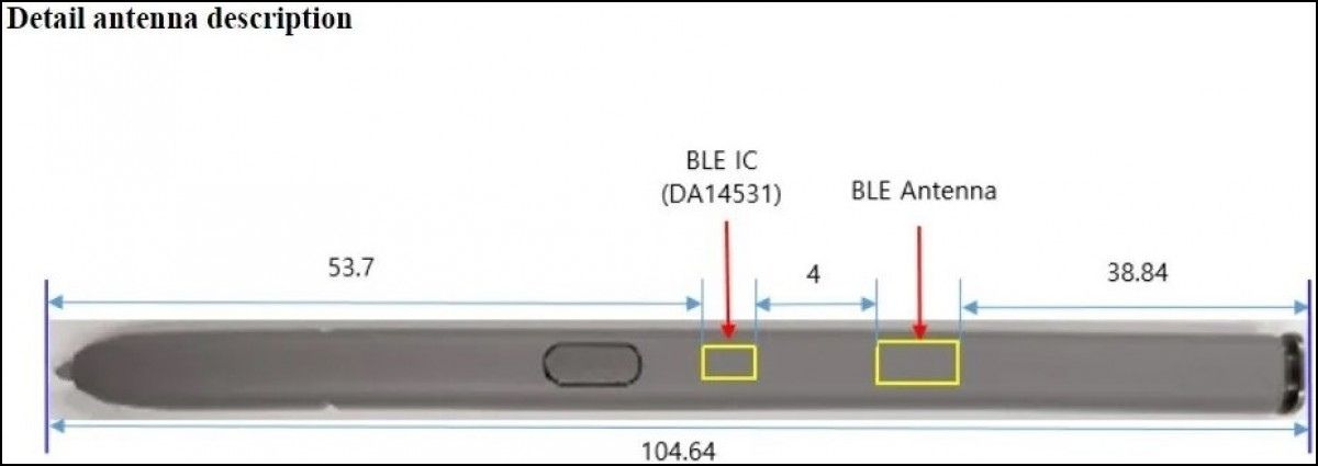 Hình ảnh bút S Pen trên Galaxy S24 Ultra lộ diện trên trang chứng nhận FCC Hình ảnh bút S Pen trên Galaxy S24 Ultra lộ diện trên trang chứng nhận FCC