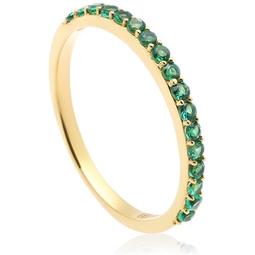 Nhẫn Bạc Nữ Đính Đá Mạ Vàng 18K AvaJi AVJ.R000497
