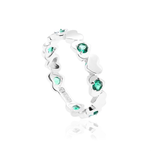 Nhẫn Bạc Nữ Đính Đá Mạ Vàng Trắng AvaJi AVJ.R000568