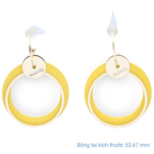 Bông Tai Hợp Kim Nữ AvaJi Đính Đá AVJ.E000079.00