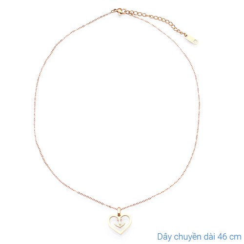 Dây Chuyền Hợp Kim Nữ AvaJi Đính Đá AVJ.N000045.00