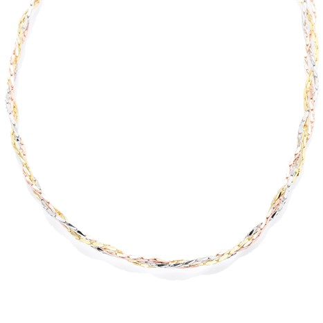Dây Chuyền Bạc Nữ Mạ Vàng 18K AvaJi AVJ.N000156.00