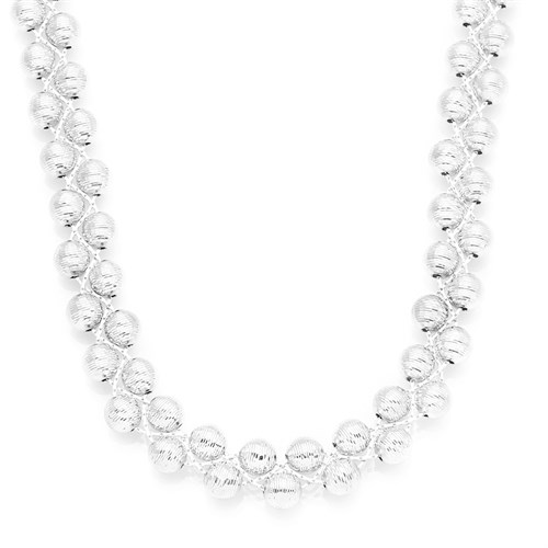 Dây Chuyền Bạc Nữ Mạ Vàng Trắng AvaJi AVJ.N000173.00