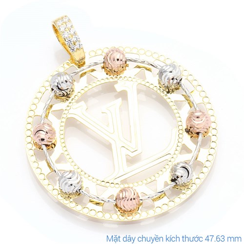 Mặt Dây Chuyền Bạc Nữ Đính Đá Mạ Vàng 18K AvaJi AVJ.P000036.00