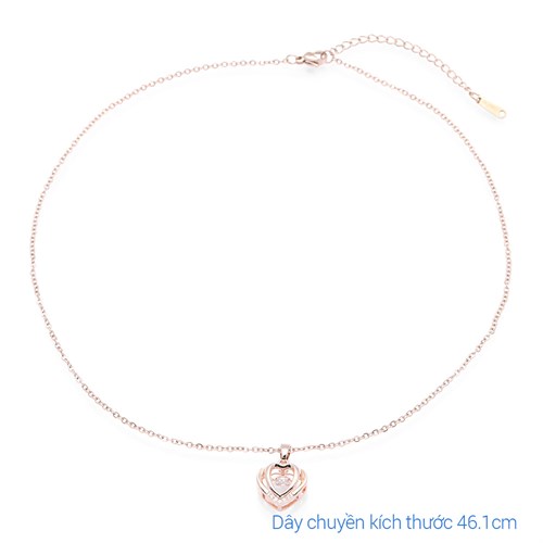 Dây Chuyền Hợp Kim Nữ Đính Đá AvaJi AVJ.N000332.00