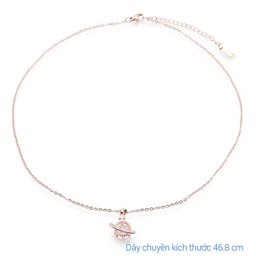 Dây Chuyền Hợp Kim Nữ Đính Đá AvaJi AVJ.N000377.00