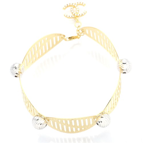 Vòng Tay Bạc Nữ Đính Đá Mạ Vàng 18K AvaJi AVJ.T000092