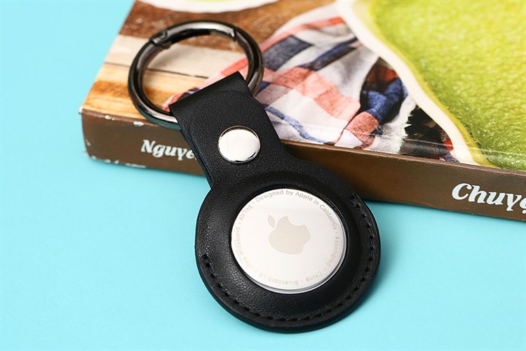 Vỏ bảo vệ AirTag Nhựa dẻo PU Well JM Đen Màu Đen