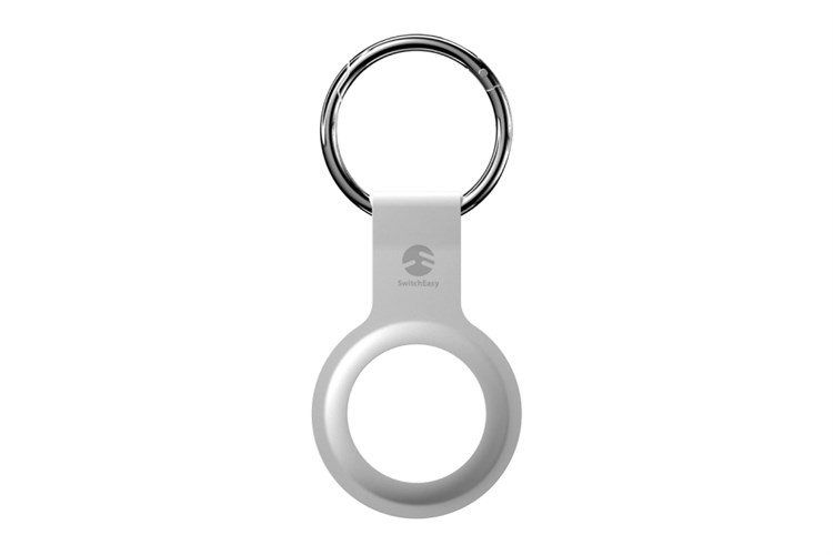 Vỏ bảo vệ AirTag Silicone SwitchEasy Skin Trắng Màu Trắng