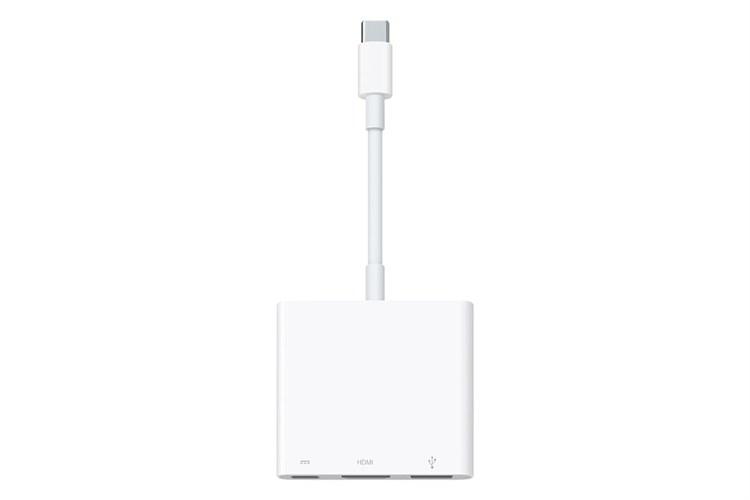 Adapter chuyển đổi Type C sang HDMI/Type C/USB Apple MUF82 Màu Trắng