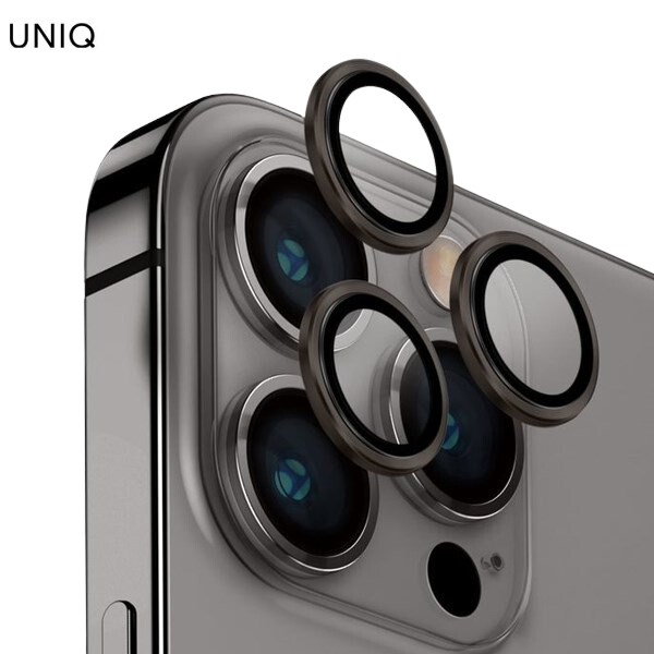 Miếng dán camera iPhone 15 Pro OPTIX ALUMINIUM UNIQ