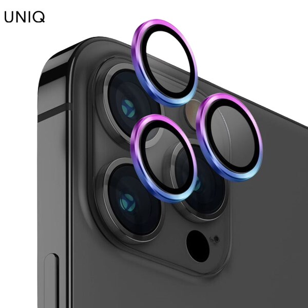 Miếng dán camera iPhone 15 Pro OPTIX ALUMINIUM UNIQ