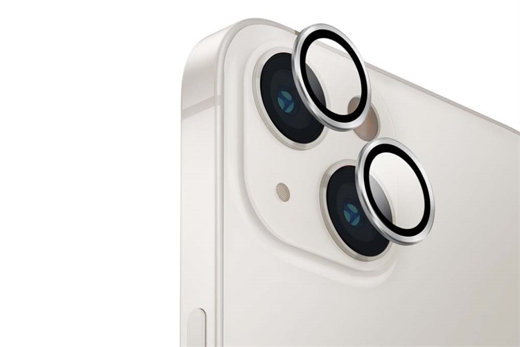 Miếng dán camera iPhone 14 /14 Plus UniQ Màu Bạc