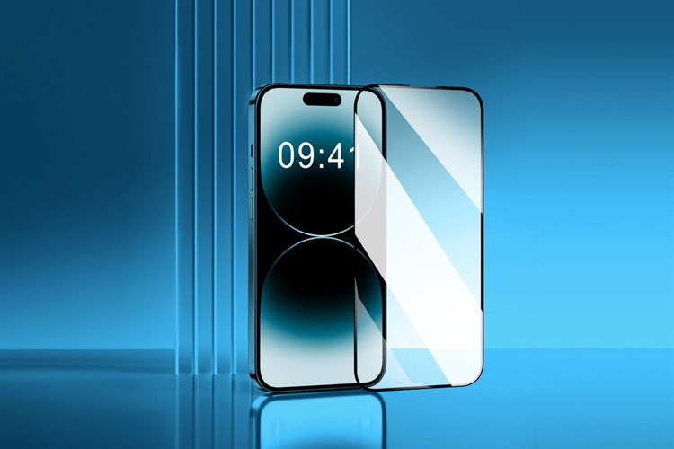 Miếng dán kính cường lực iPhone 15 Pro Jincase Màu Trắng