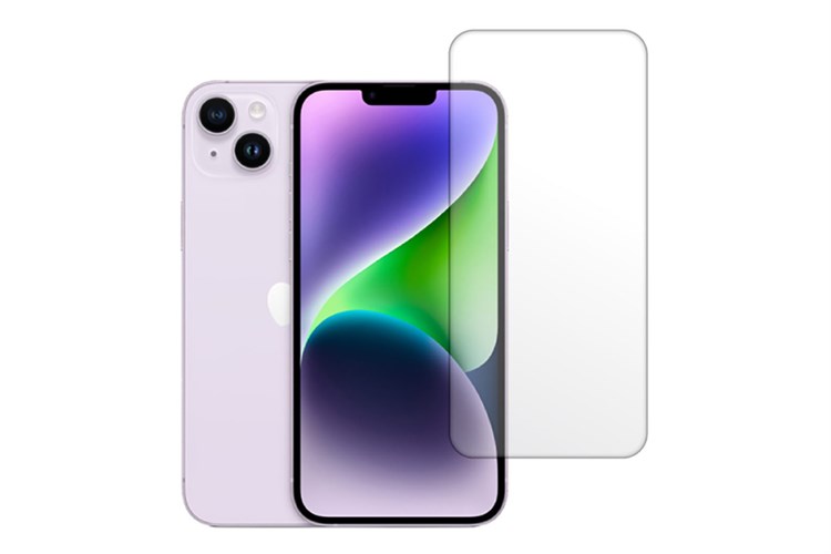 Miếng dán kính full màn hình iPhone 14 Jincase Màu Trắng