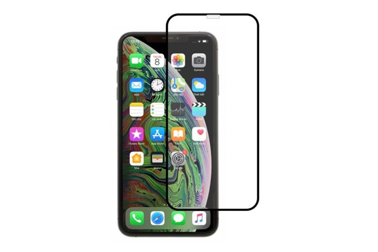 Miếng dán kính iPhone Xs Max JCPAL Màu Trắng