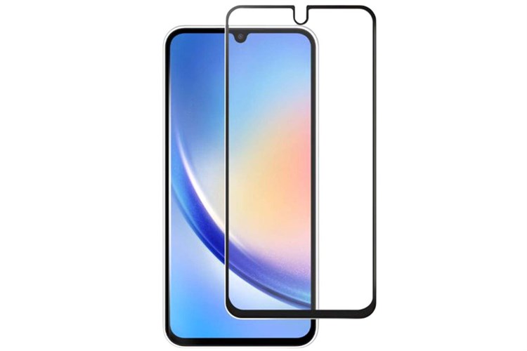 Miếng dán kính cường lực Samsung Galaxy A34 LeArmor Màu Trắng