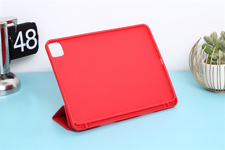 Bao da nắp gập iPad Pro 11 inch SHOCK X JM Màu Đỏ
