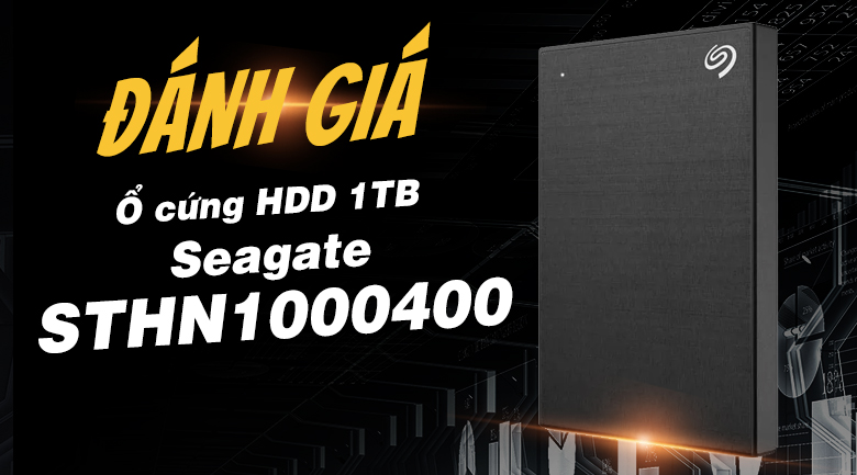 Ổ cứng HDD 1TB Seagate Backup Plus Slim STHN1000400 Đen