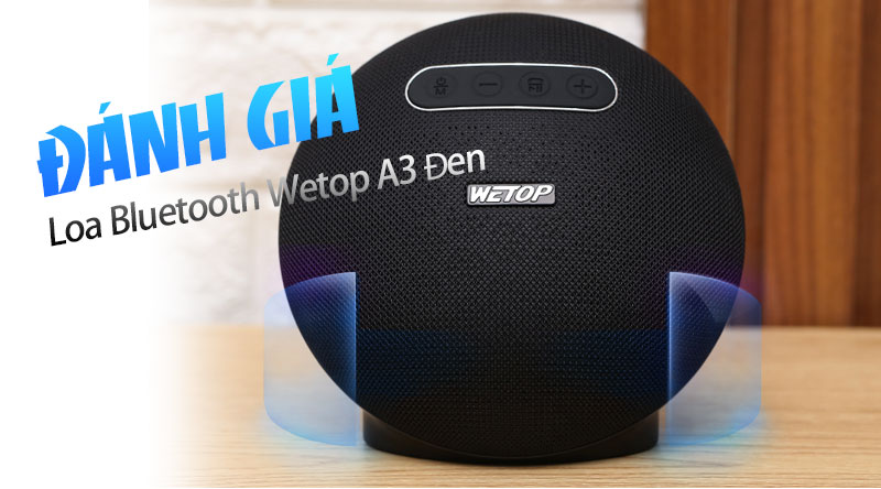 Loa Bluetooth Wetop A3 Đen