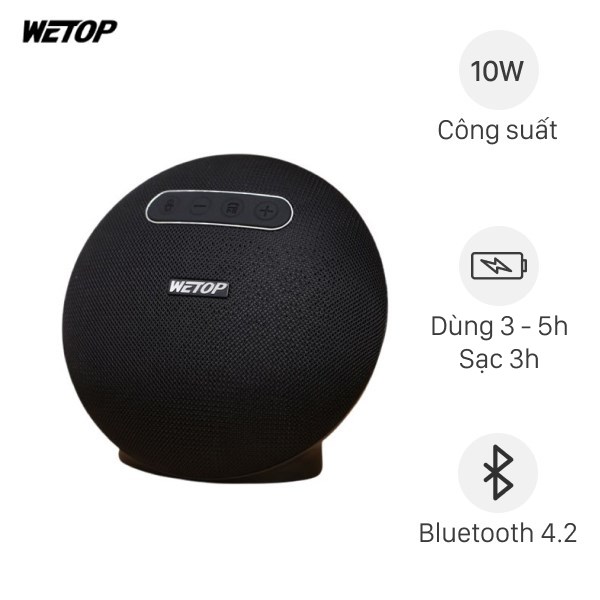 Loa Bluetooth Wetop A3 Đen