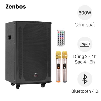 Loa kéo karaoke Zenbos K-200 600W