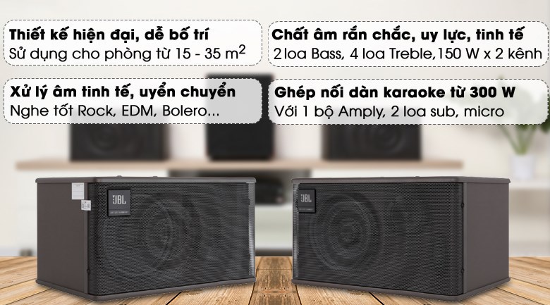 Cặp loa karaoke JBL MK 08 300W