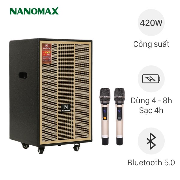 Loa kéo karaoke Nanomax S-900 420W