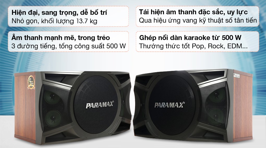 Cặp loa Karaoke Paramax LX-1200 500W