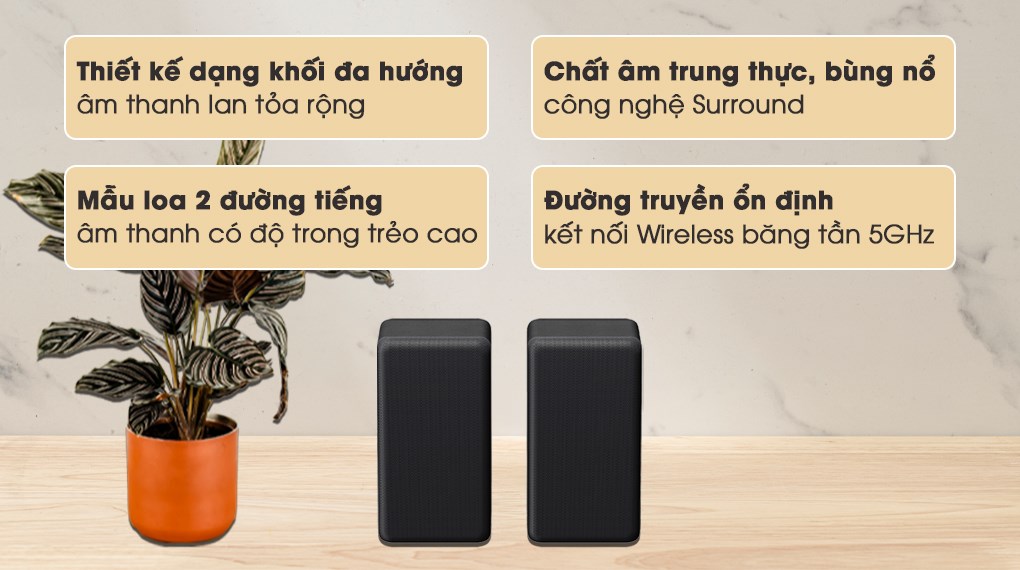 Cặp loa sau không dây Sony SA-RS3S 100W