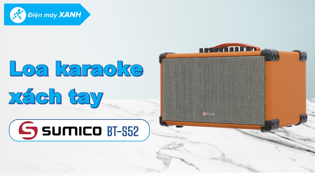 Loa karaoke xách tay Sumico BT-S52 100W