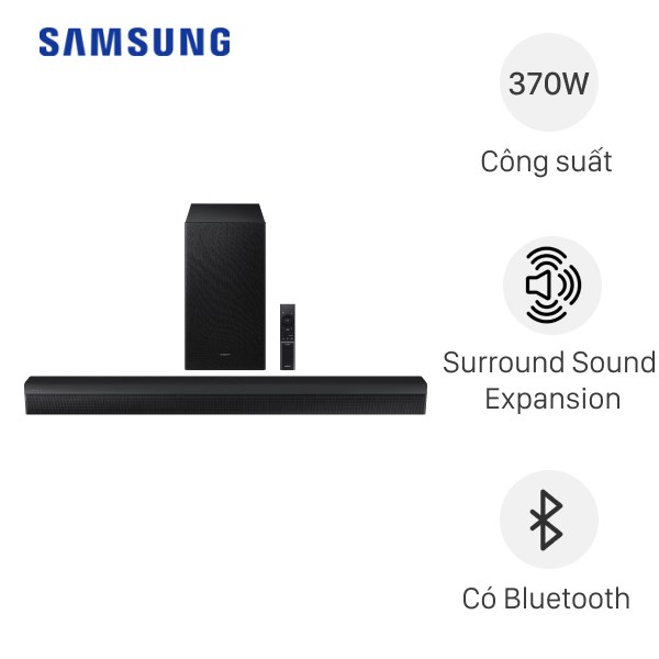 Bộ loa thanh Samsung HW-B650D/XV 370W
