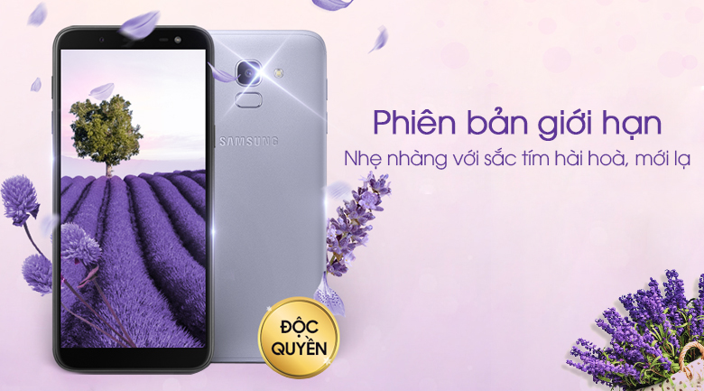 <p>Thiết kế điện thoại Samsung Galaxy J6</p>