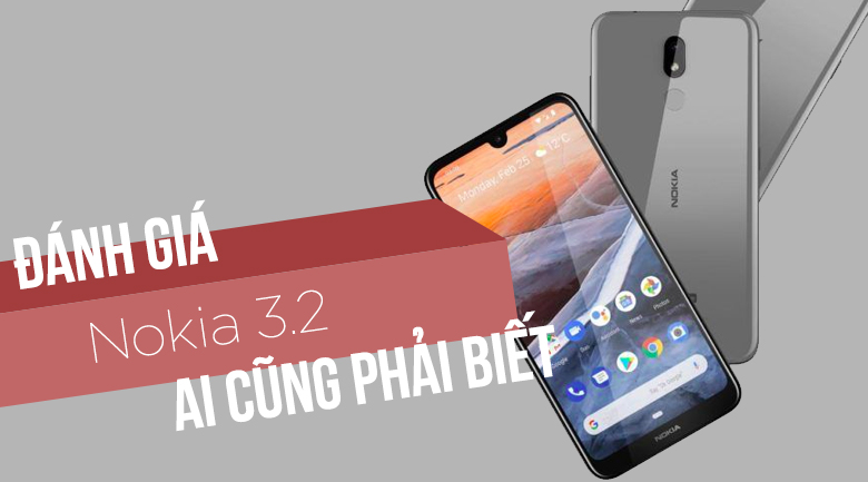 Điện thoại Nokia 3.2 32GB