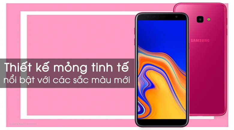 Điện thoại Samsung Galaxy J4+ hồng