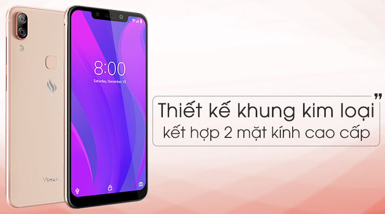 Điện thoại Vsmart Active 1+ hồng