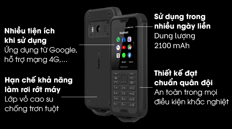 Điện thoại Nokia 800 Tough