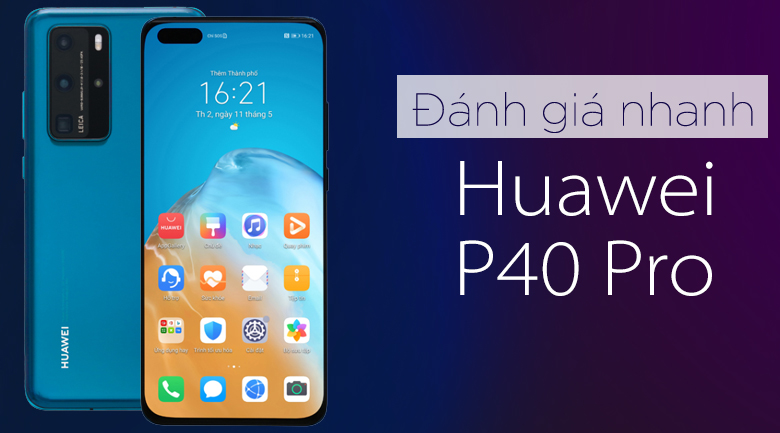 Điện thoại Huawei P40 Pro (Nền tảng Huawei Mobile Service)
